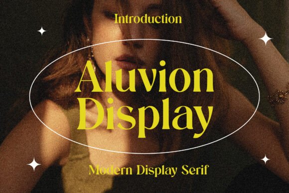 Aluvion Display: A Modern Typeface for Elegant Branding