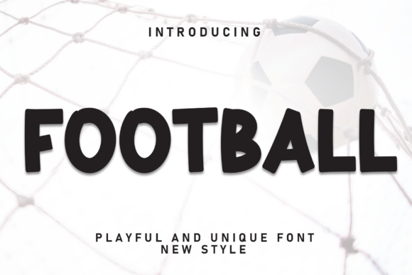 Capturing the Thrill of the Game with the Football Typeface
