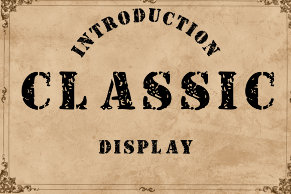 Classic: A Display Font for Timeless Creative Projects