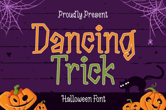 Dancing Trick: A Halloween Inspired Display Font