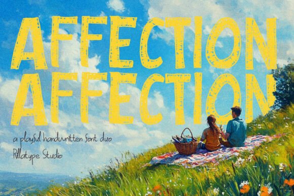 Discovering the Affection Typeface: A Blend of Whimsy and Heart