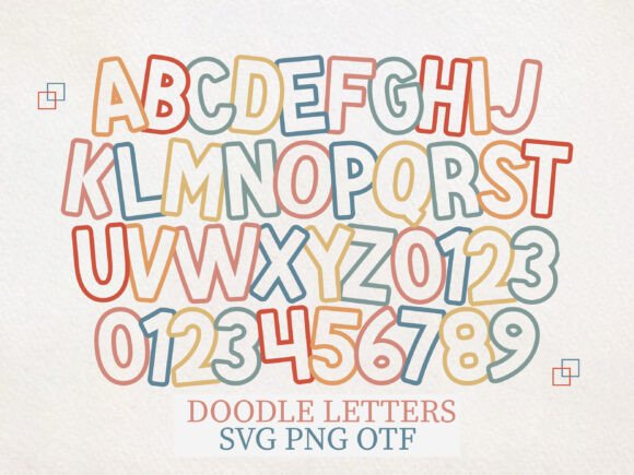 Doodle Letters: A Playful Display Font for Creative Projects