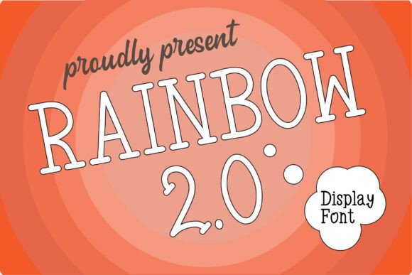 Rainbow 2.0: The Handmade Display Font for Emotional Design